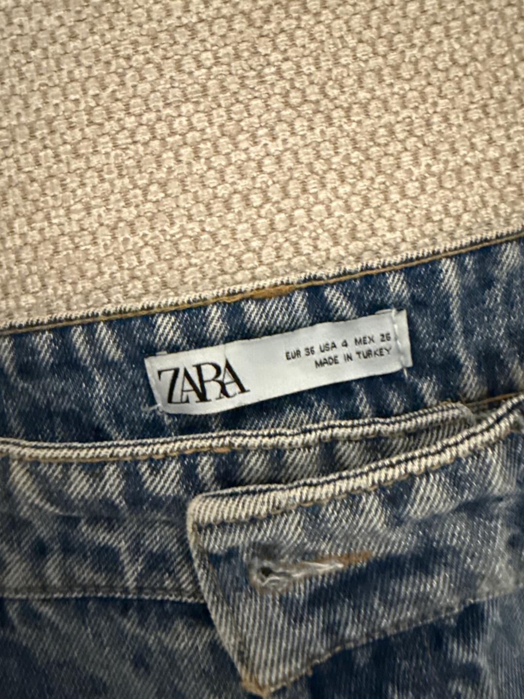 Zara Прямые джинсы — фото 2