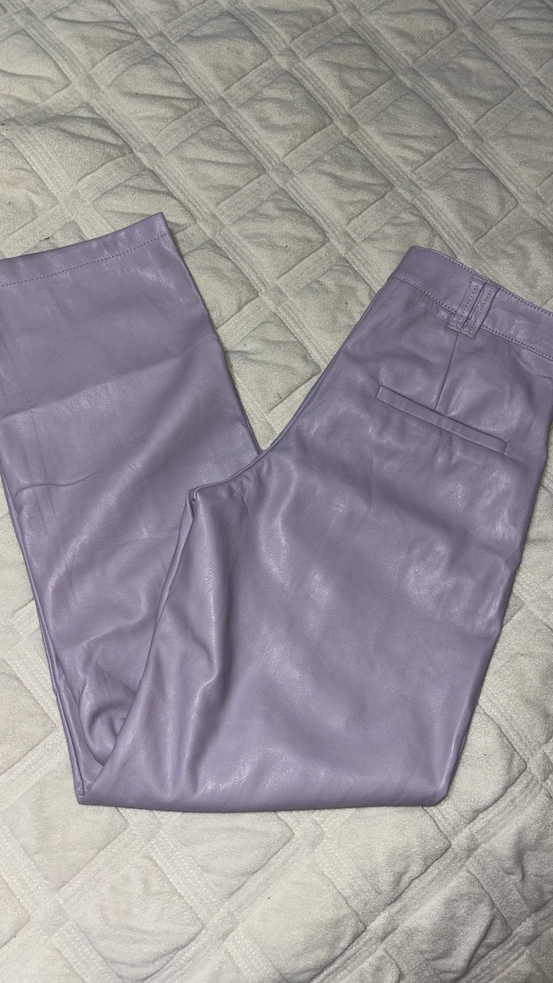 Bershka Брюки Bershka из экокожи — фото 2