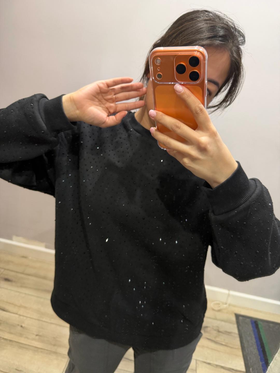 Zara Свитшот со стразами зара — фото 2