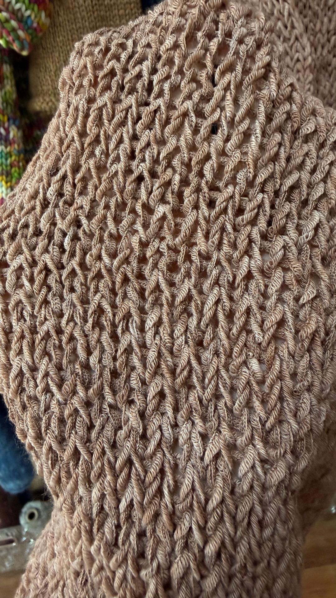 Handmade (ручная работа) Вязаный джемпер оверсайз — фото 2