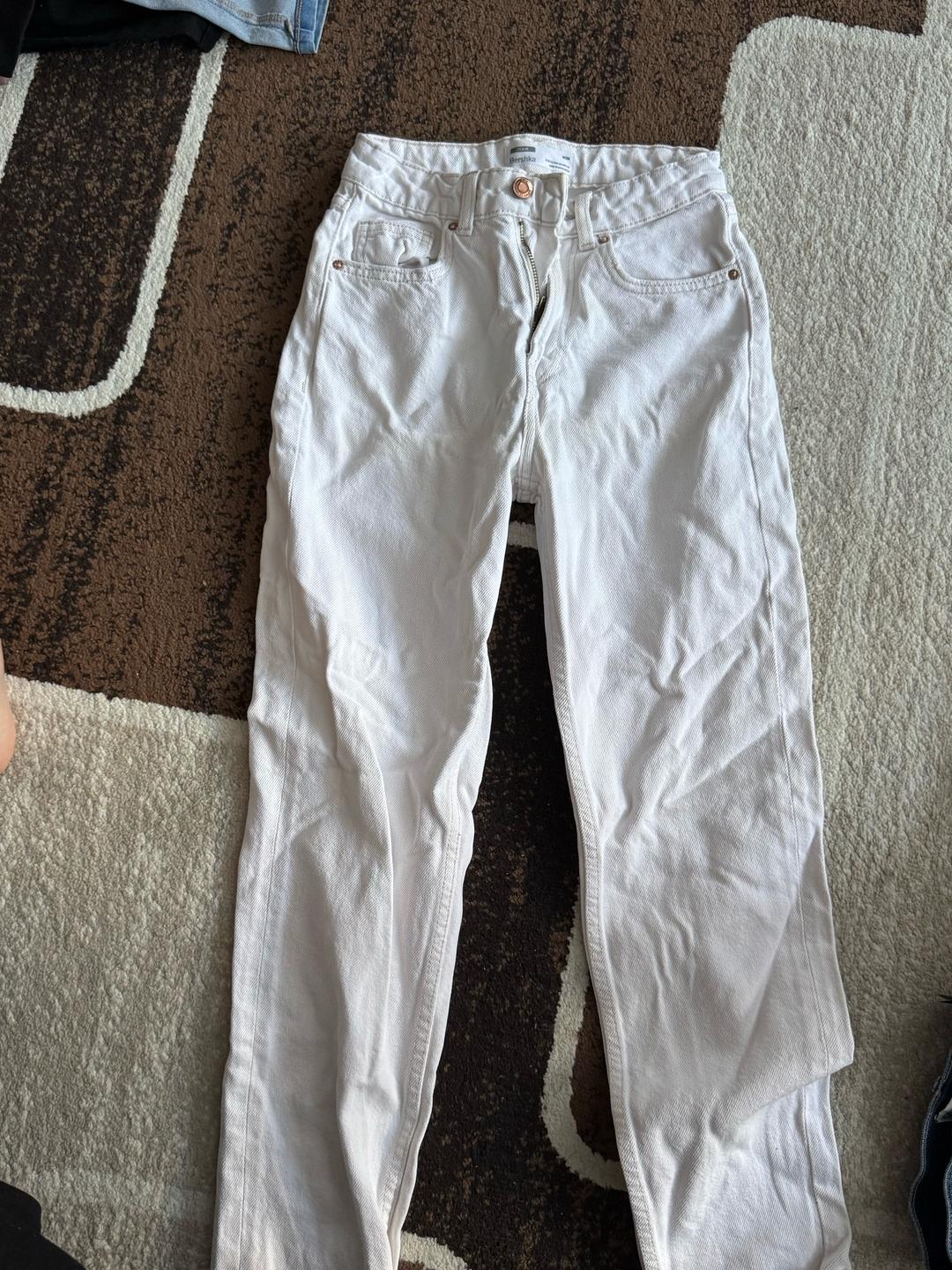 Bershka Джинсы белые бершка — фото 2