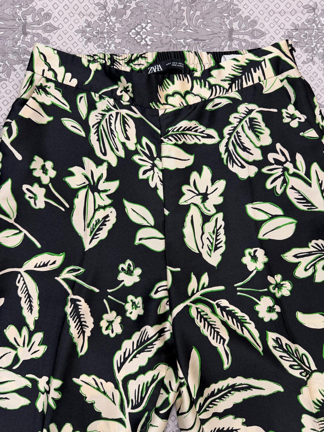 Zara Атласные брюки — фото 2