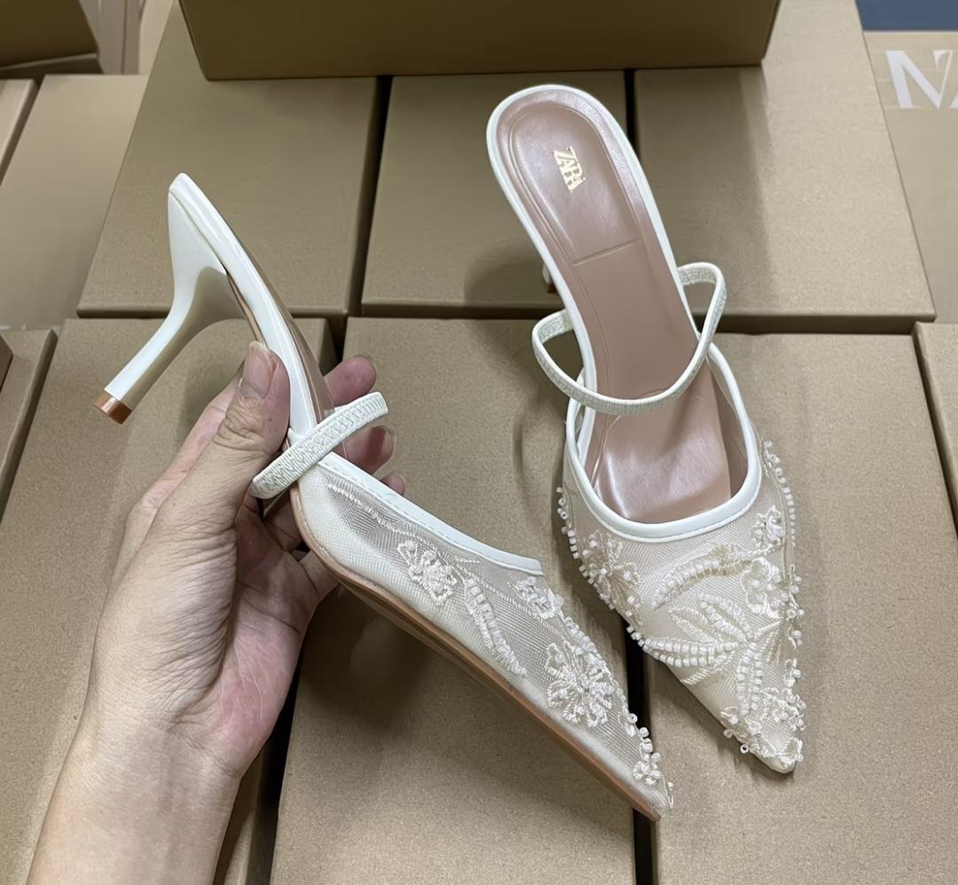 Zara Туфли белые — фото 2