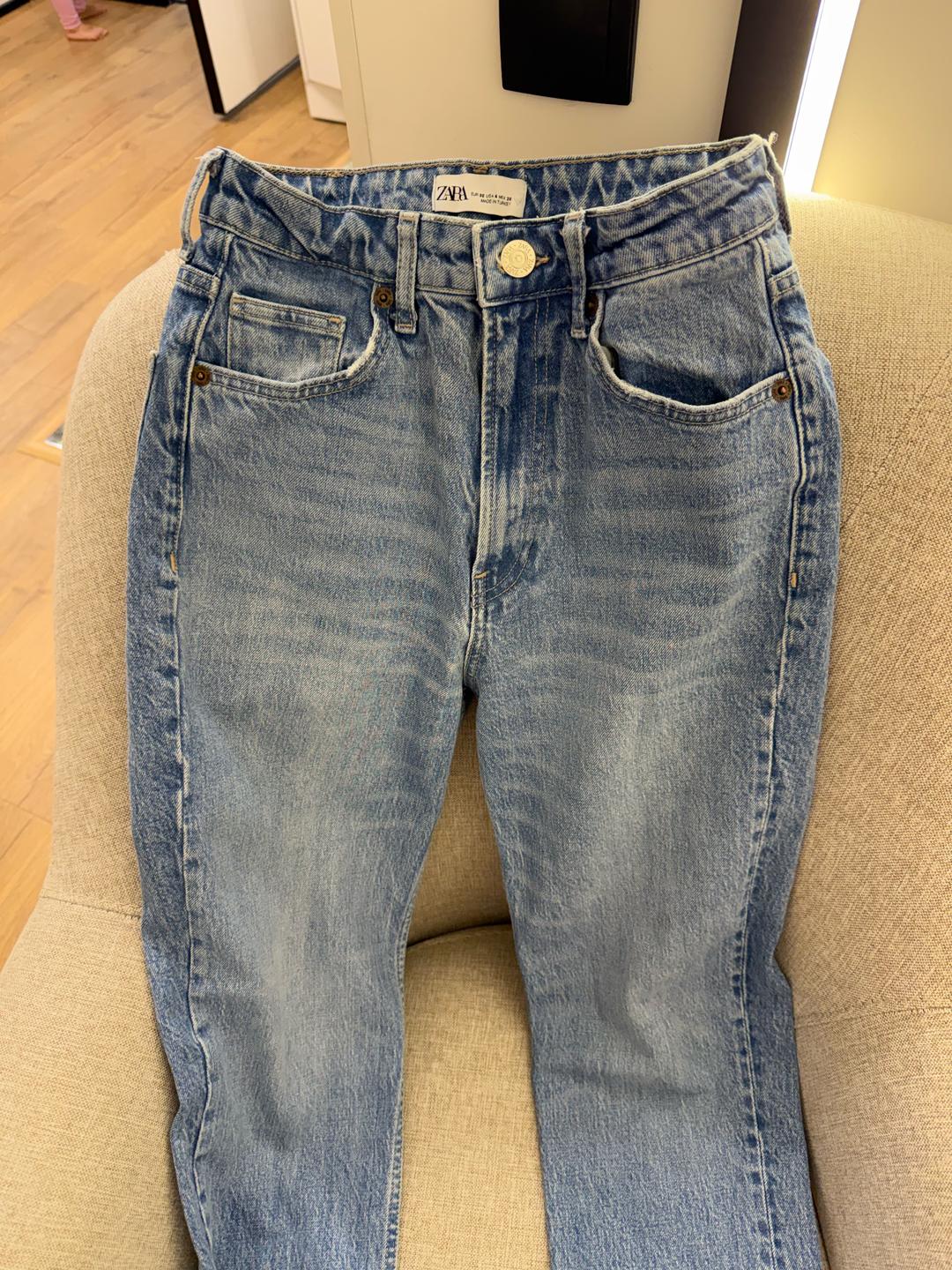 Zara Прямые Джинсы ZARA — фото 2