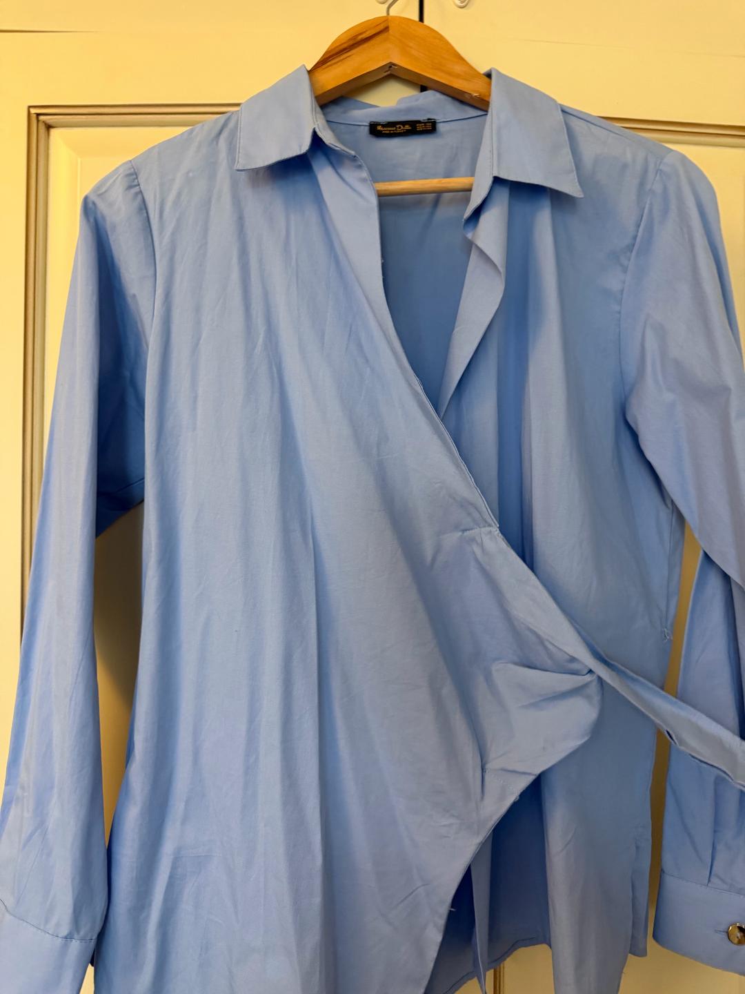 Massimo Dutti Рубашка Massimo Dutti на запах — фото 2