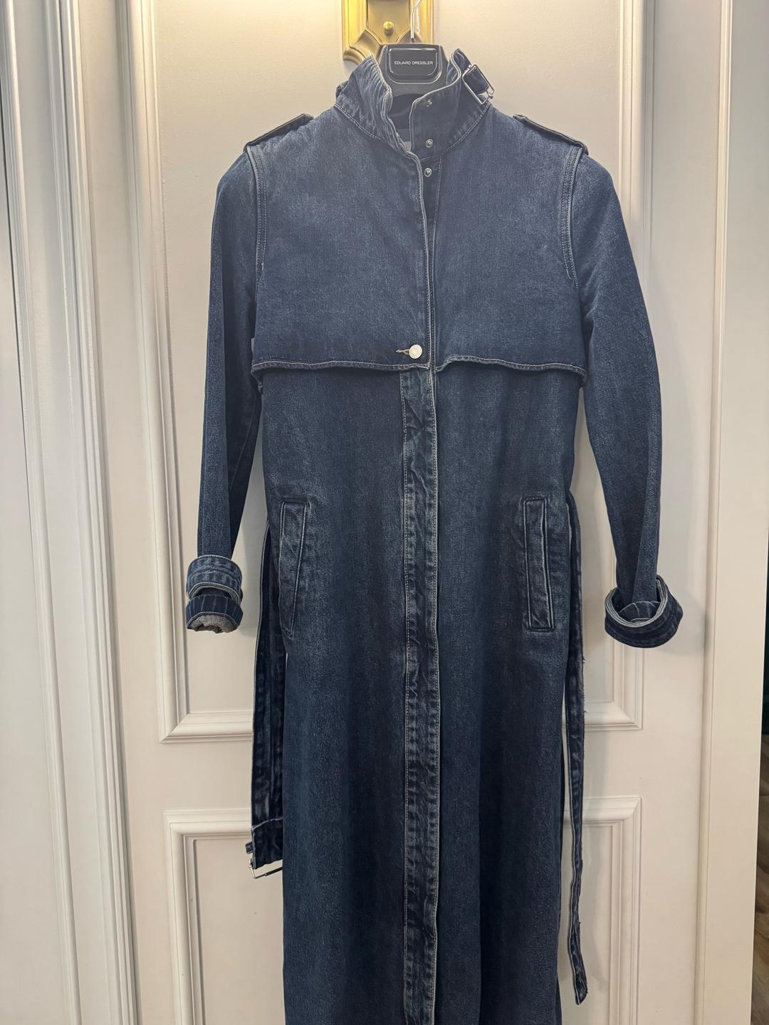 Zara Тренч джинсовый — фото 2