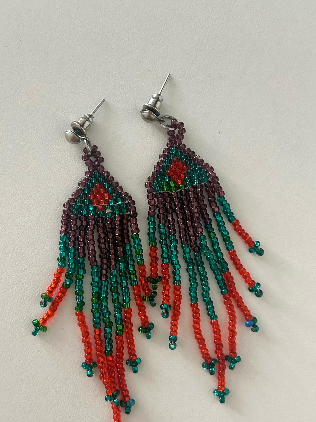 Handmade (ручная работа) Серьги из бисера — фото 2