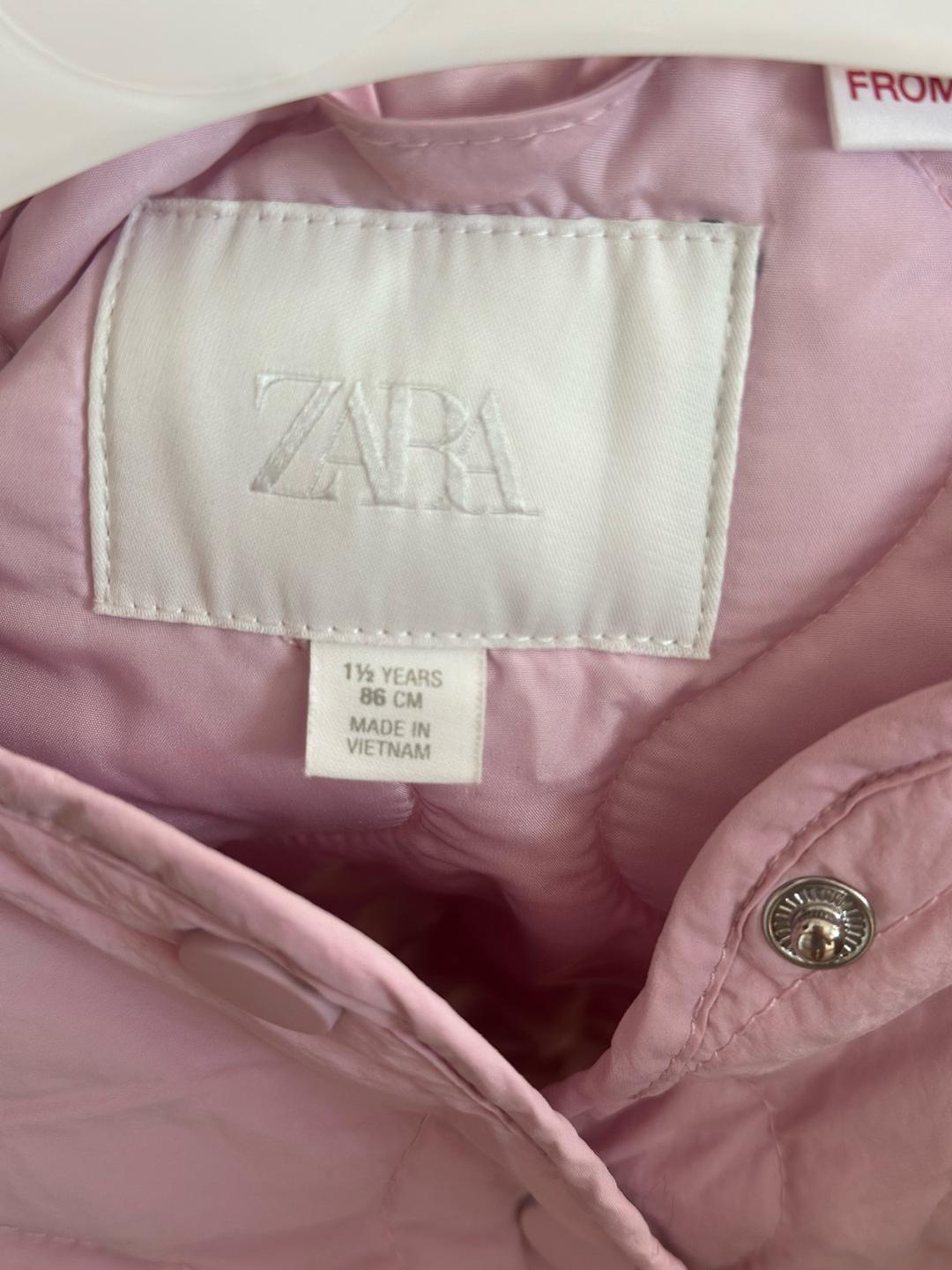 Zara Стеганная куртка для девочки — фото 2