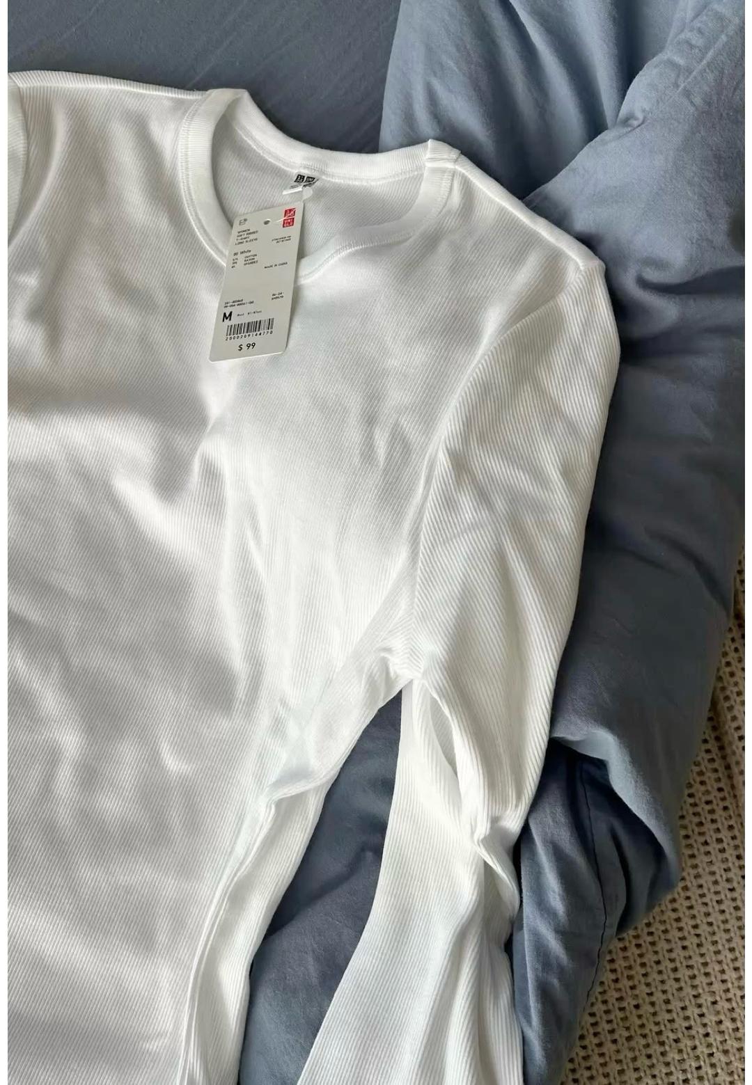 Uniqlo Базовый лонгслив Uniclo, оригинал — фото 2