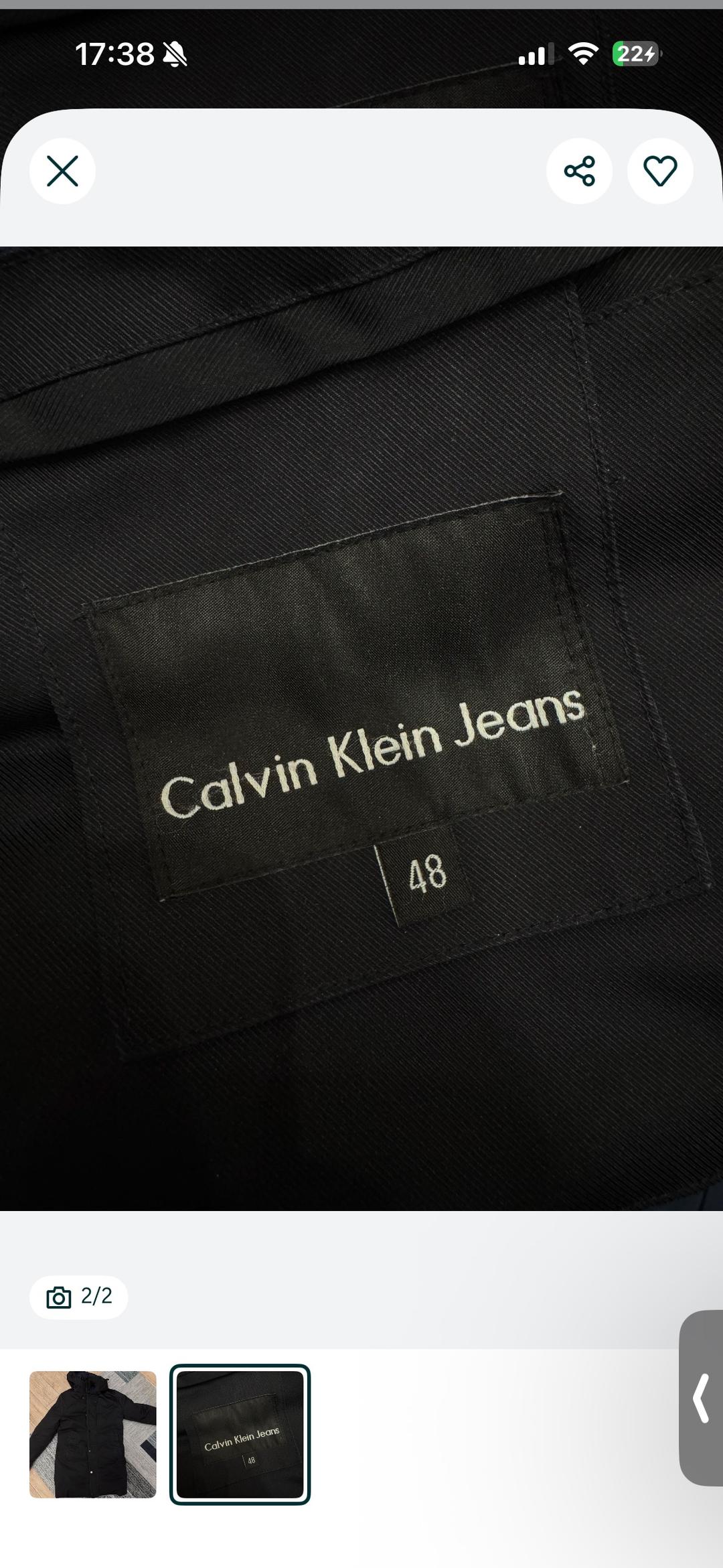 Calvin Klein Парка Calvin Klein Jeans — фото 2
