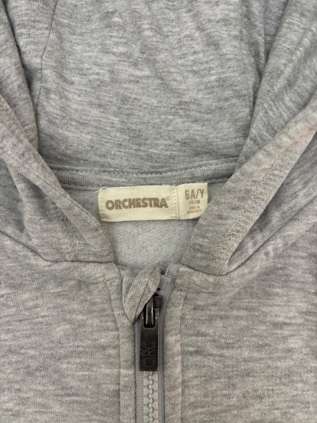 Orchestra Серая толстовка с капюшоном Orchestra на 4-5 лет — фото 2