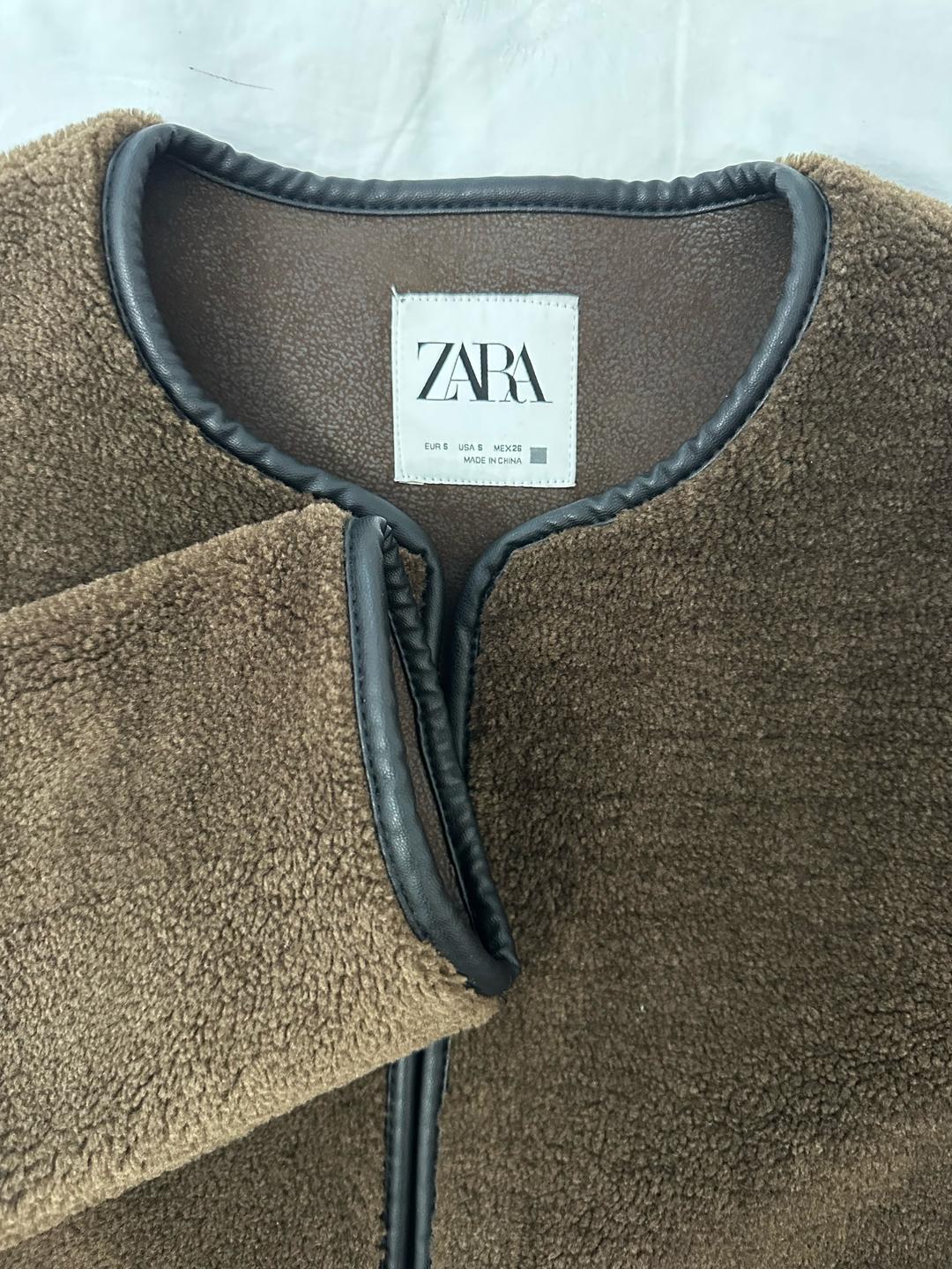 Zara ПолуДубленка Zara — фото 2