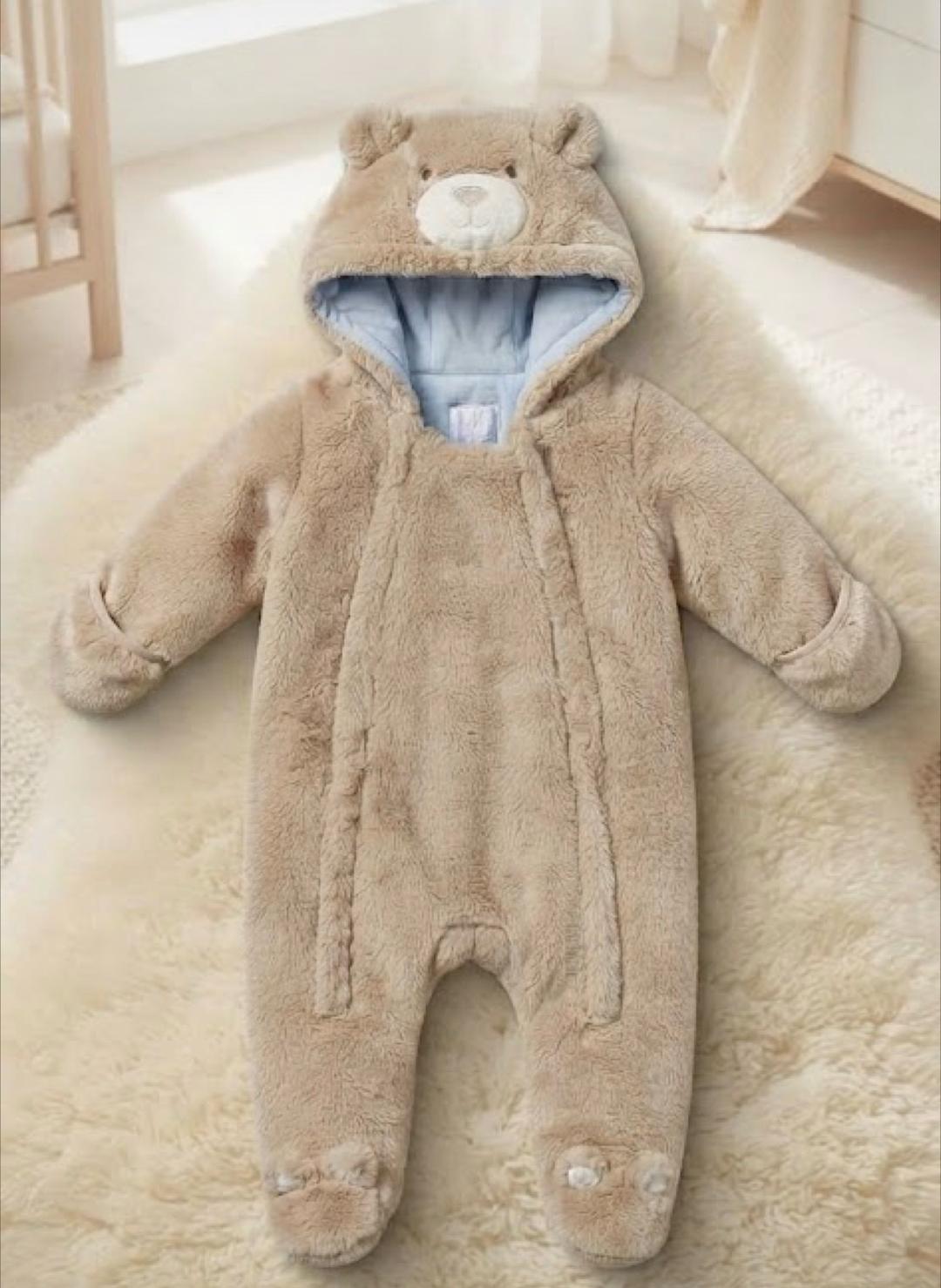 Next Ультрамягкий плюшевый комбинезон-мишка Next Baby (3–6 мес) — фото 2
