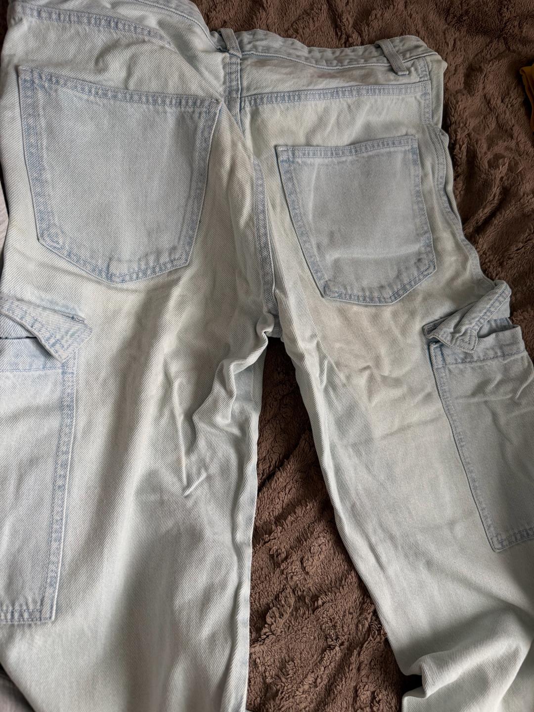 Bershka Голубые джинсы Bershka — фото 2