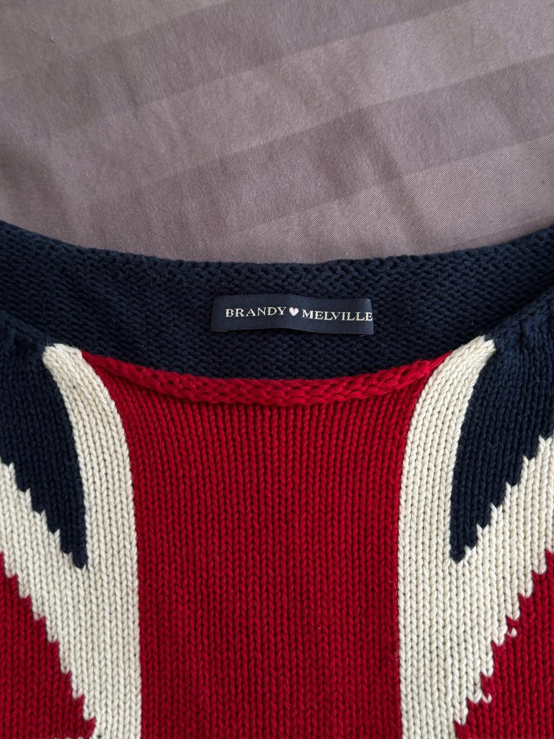 Brandy Melville свитер  Brandy Melville с принтом флага Великобритании — фото 2