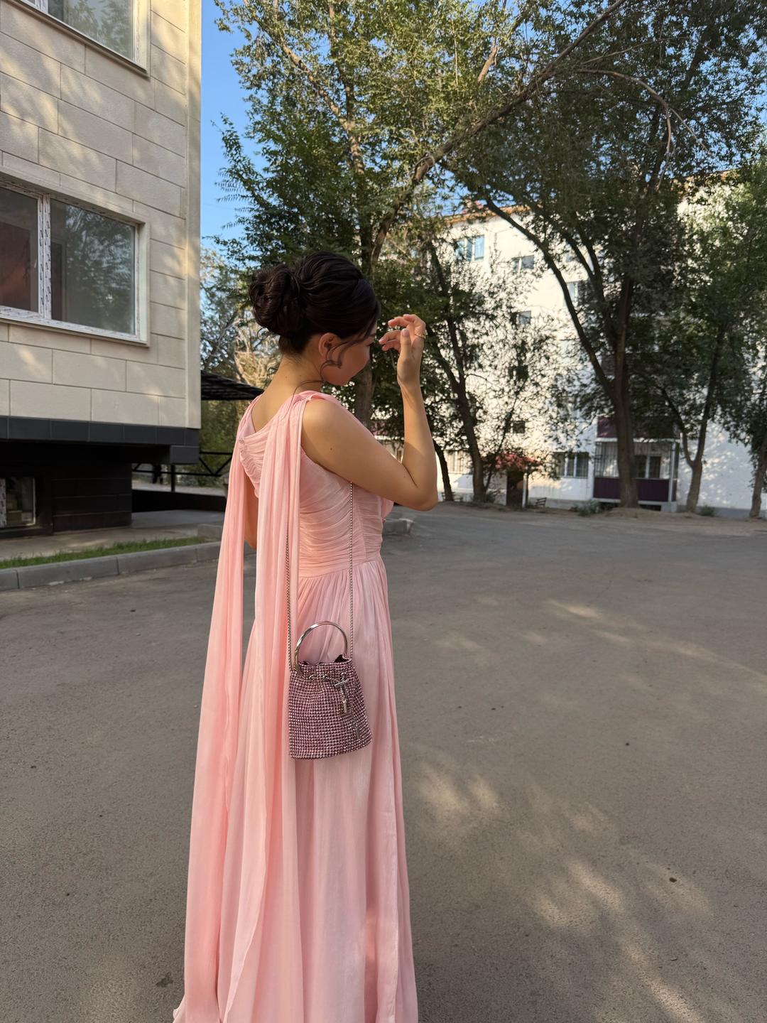 Нет бренда Розовое платье — фото 2