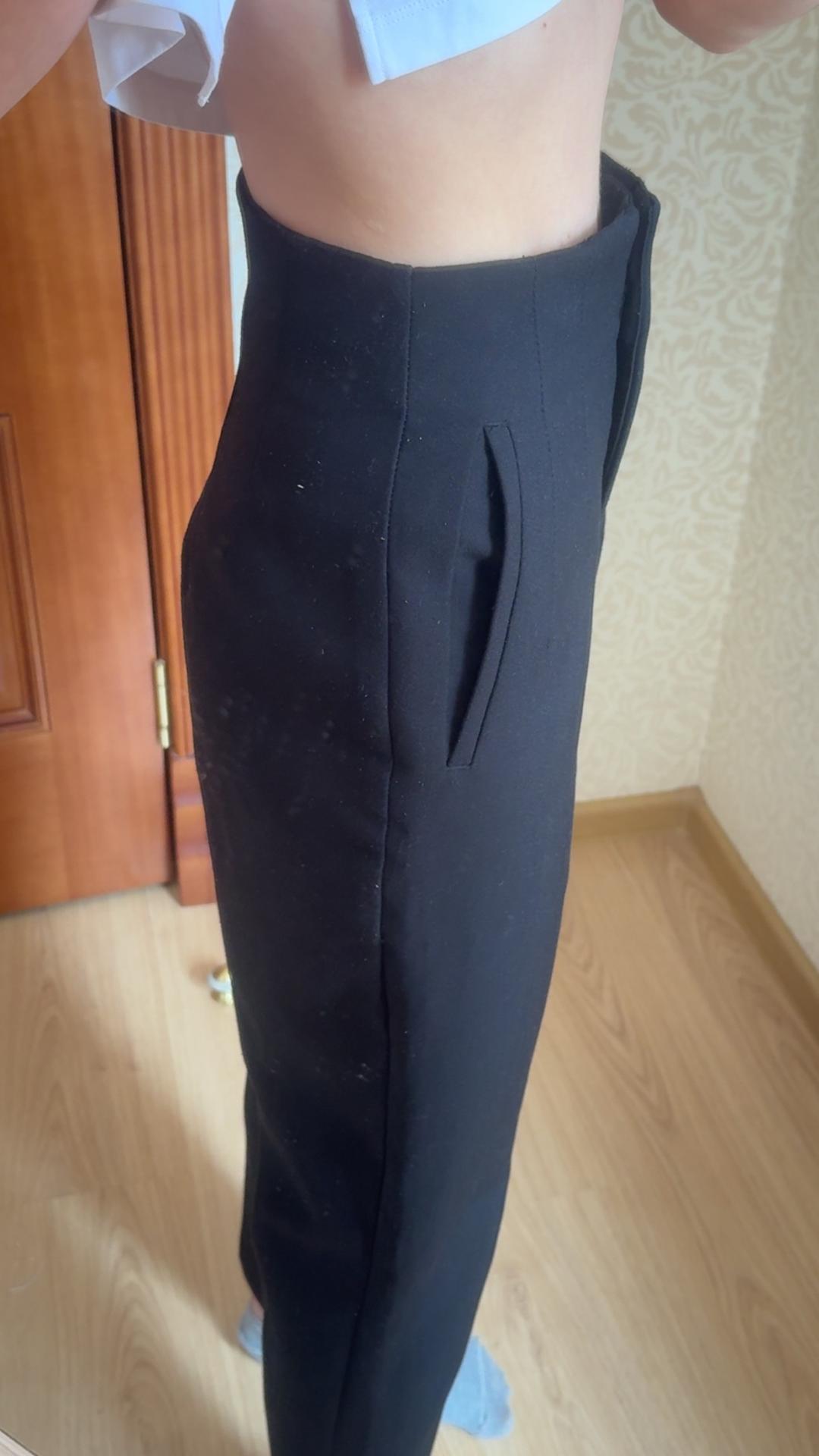 Zara Черные брюки Zara — фото 2