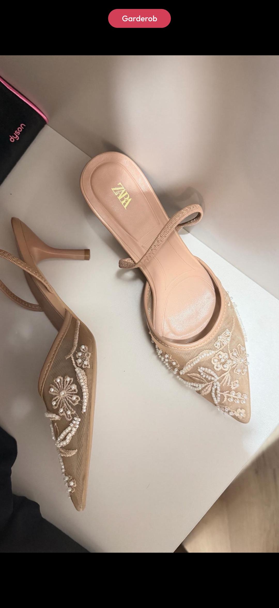 Zara Туфли ZARA с жемчугом — фото 2