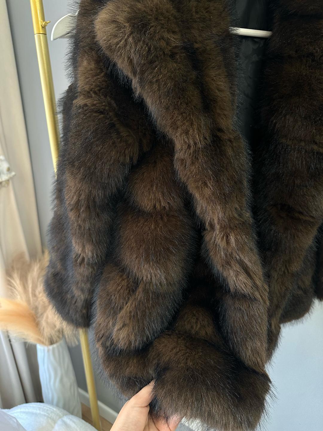 Полушубок из искусственного меха — фото 2
