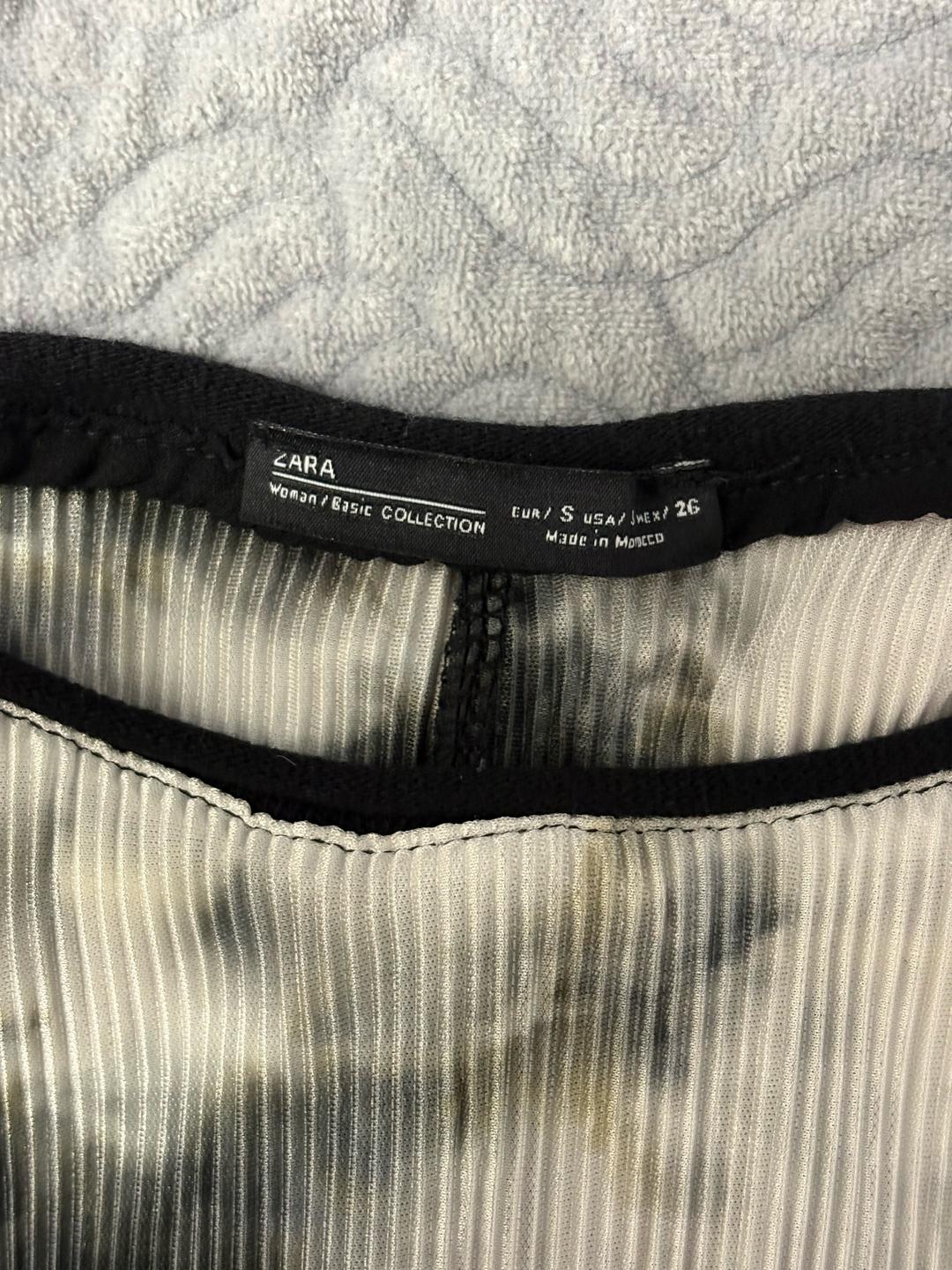 Zara ZARA плиссированный топ — фото 2