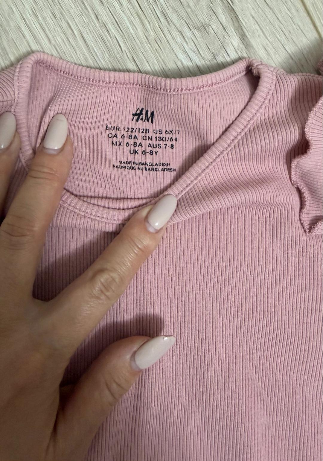 H&M Лонгслив H&M для девочки — фото 2