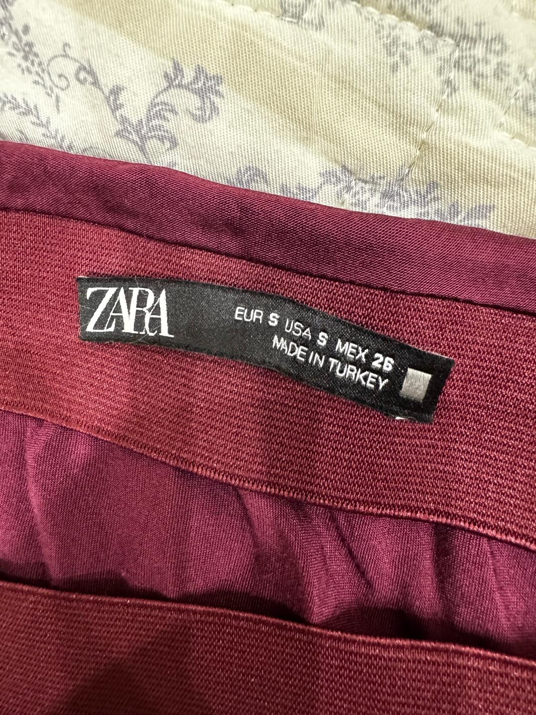 Zara Длинная атласная юбка Zara — фото 2