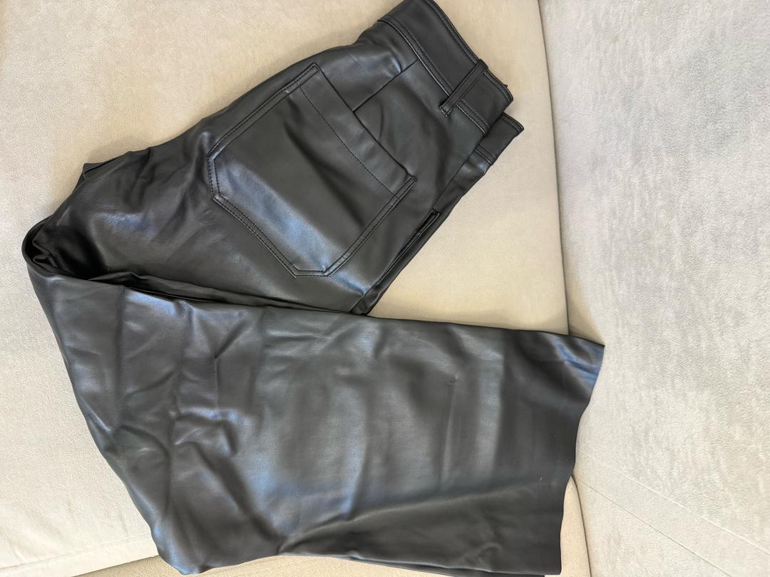 Zara Брюки ZARA из экокожи — фото 2
