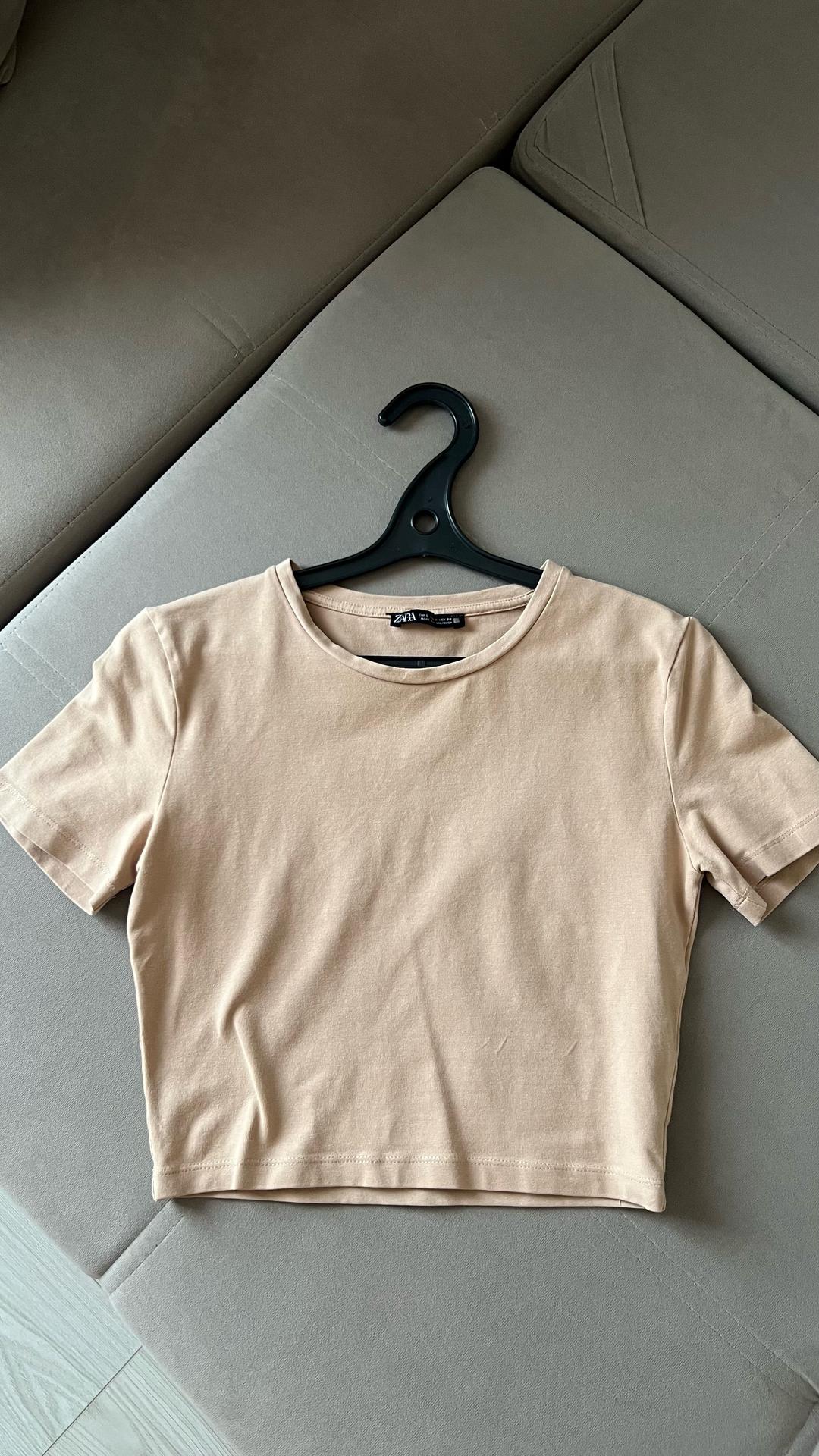 Zara Укороченная футболка ZARA — фото 2