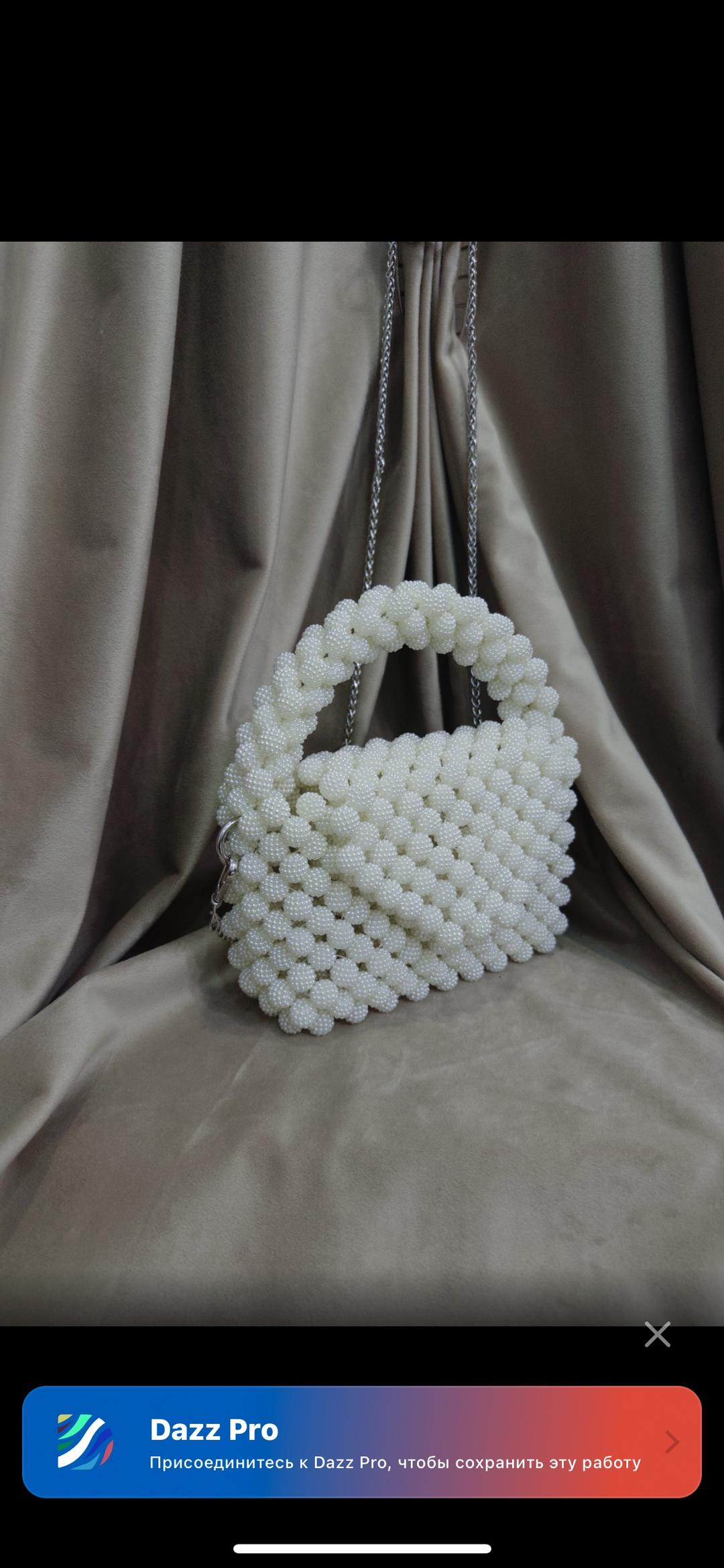 Handmade (ручная работа) Сумка из бусины шамбала;ручная работа — фото 2