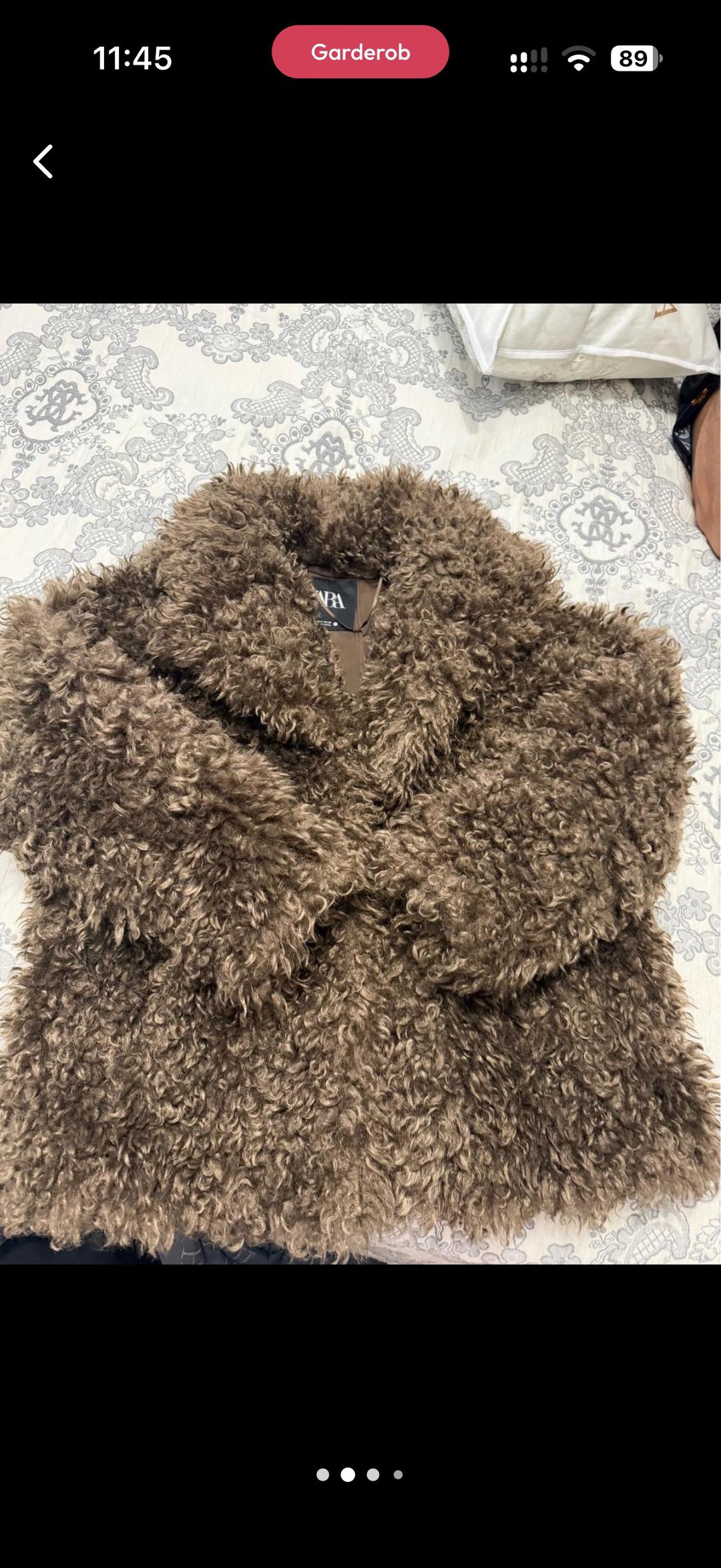 Zara Шуба из искусственного меха ZARA — фото 2