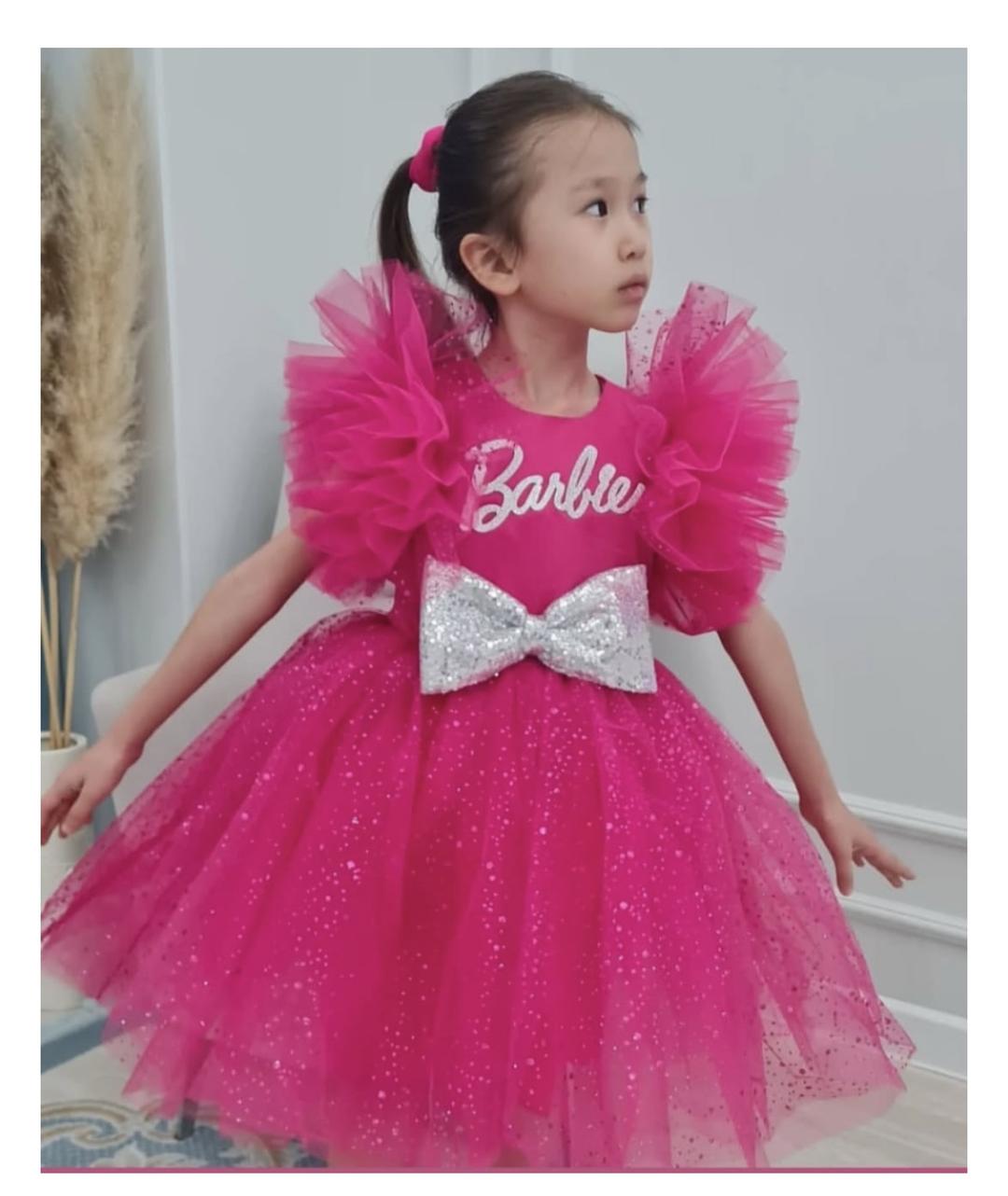 Barbie Barbie пышное нарядное платье для девочки — фото 2