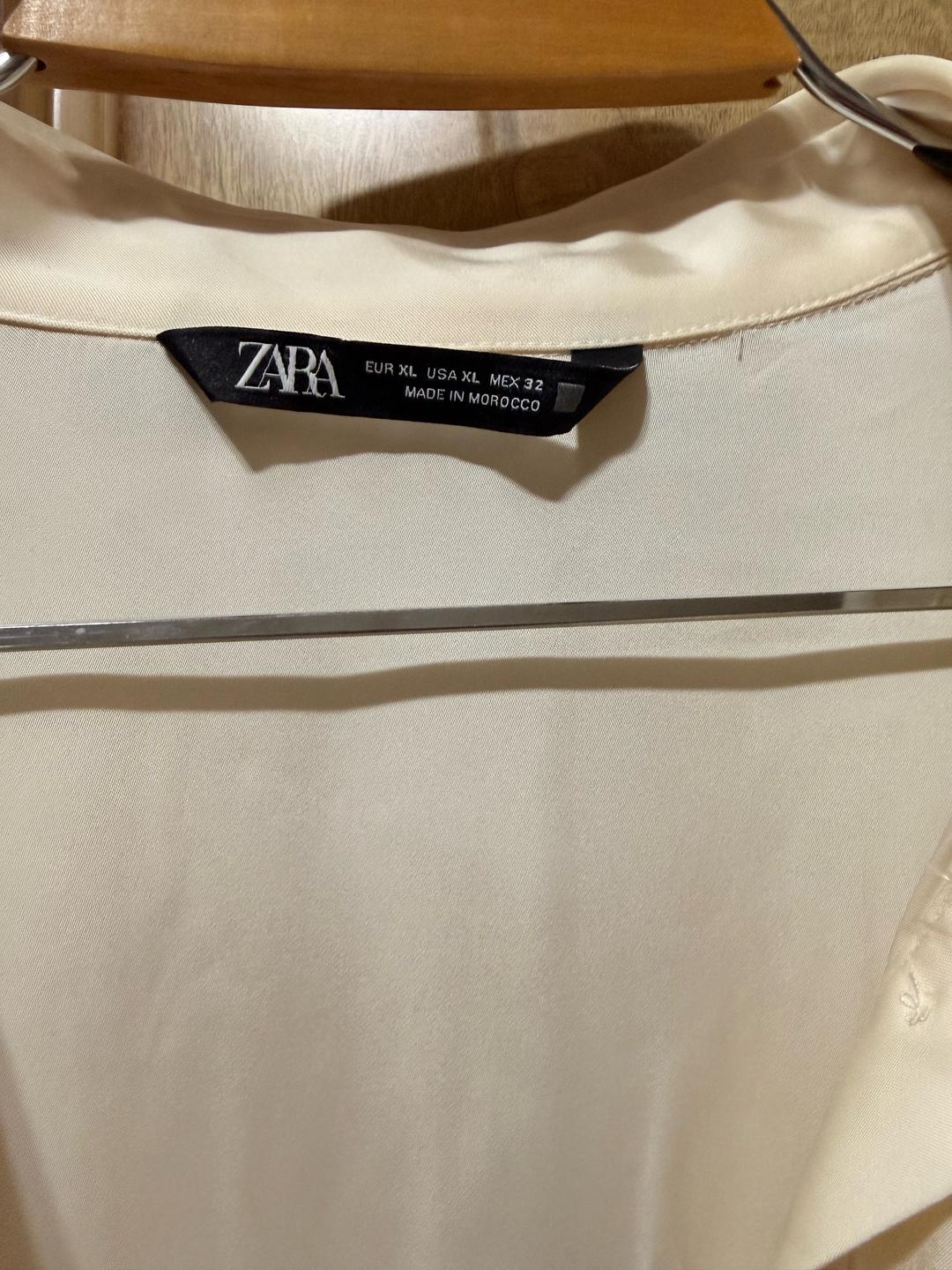 Zara Платье Zara молочное — фото 2