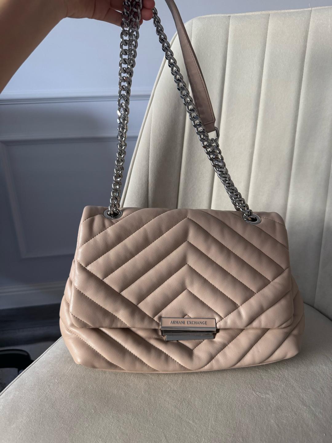 Armani Exchange Armani сумка стеганая на цепи — фото 2