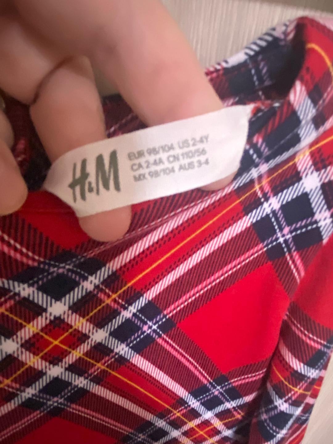 H&M Платье H&M в клетку — фото 2
