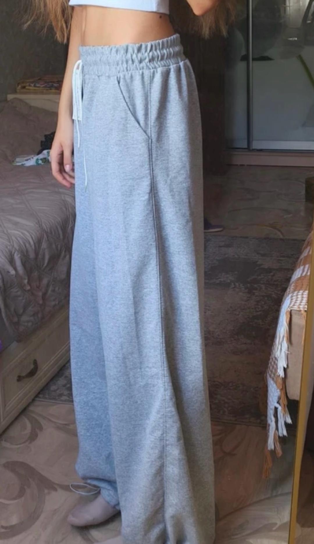 Нет бренда Штаны спортивные свободные оверсайз джогеры — фото 2