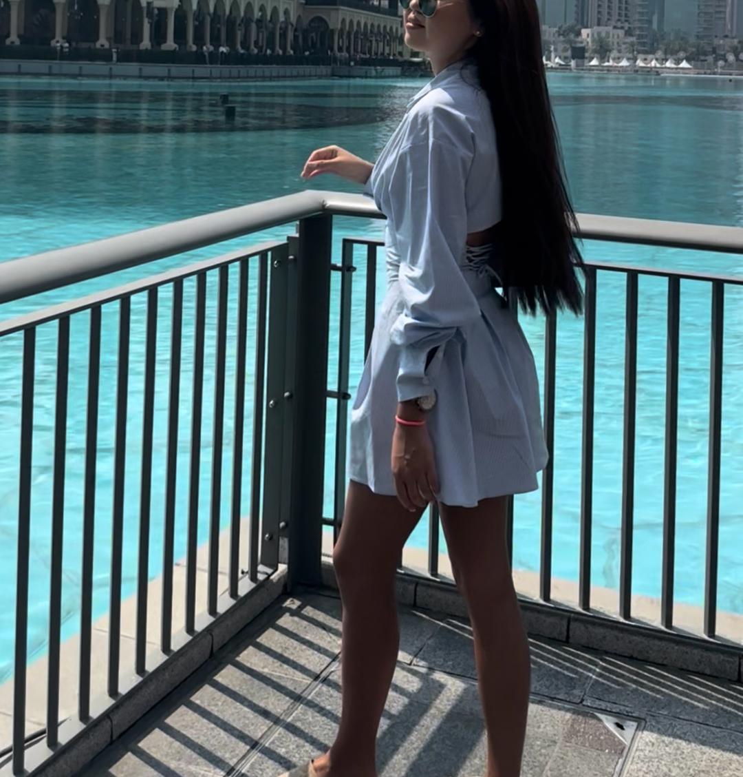 Bershka Платье bershka мини с завязками на спине — фото 2