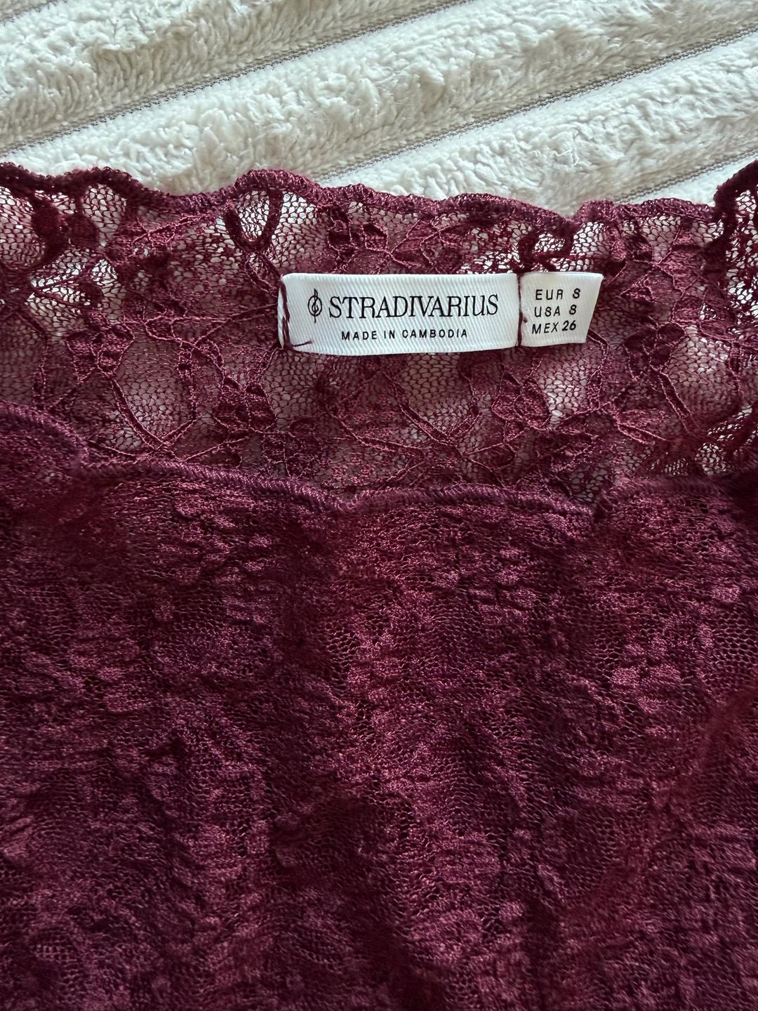 Stradivarius Кружевной лонгслив Stradivarius — фото 2