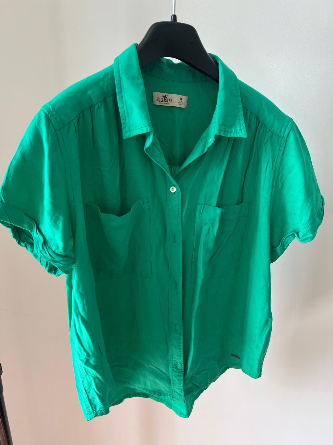 Hollister Зеленая блуза Hollister — фото 2