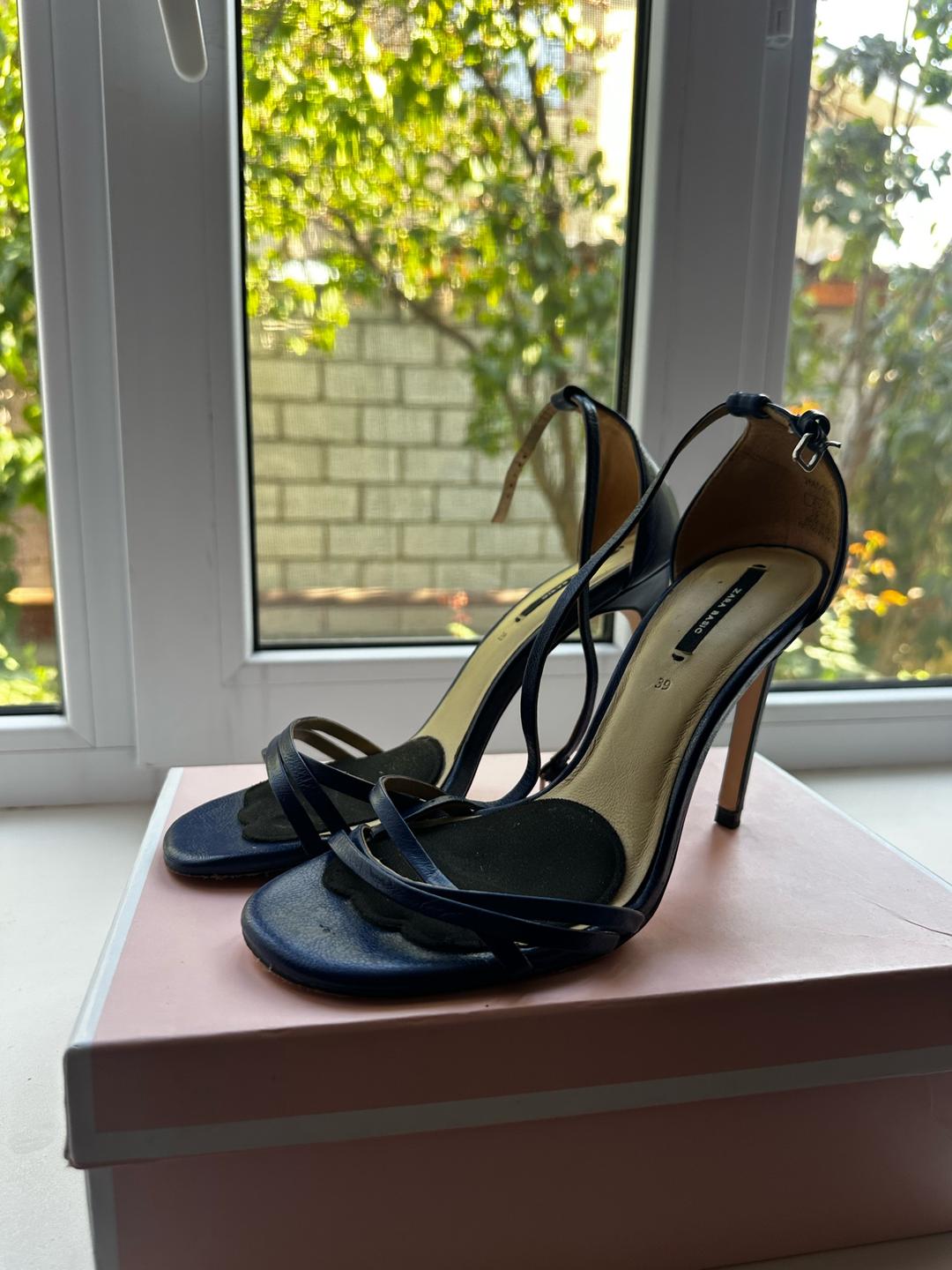 Zara Zara босоножки на каблуке — фото 2