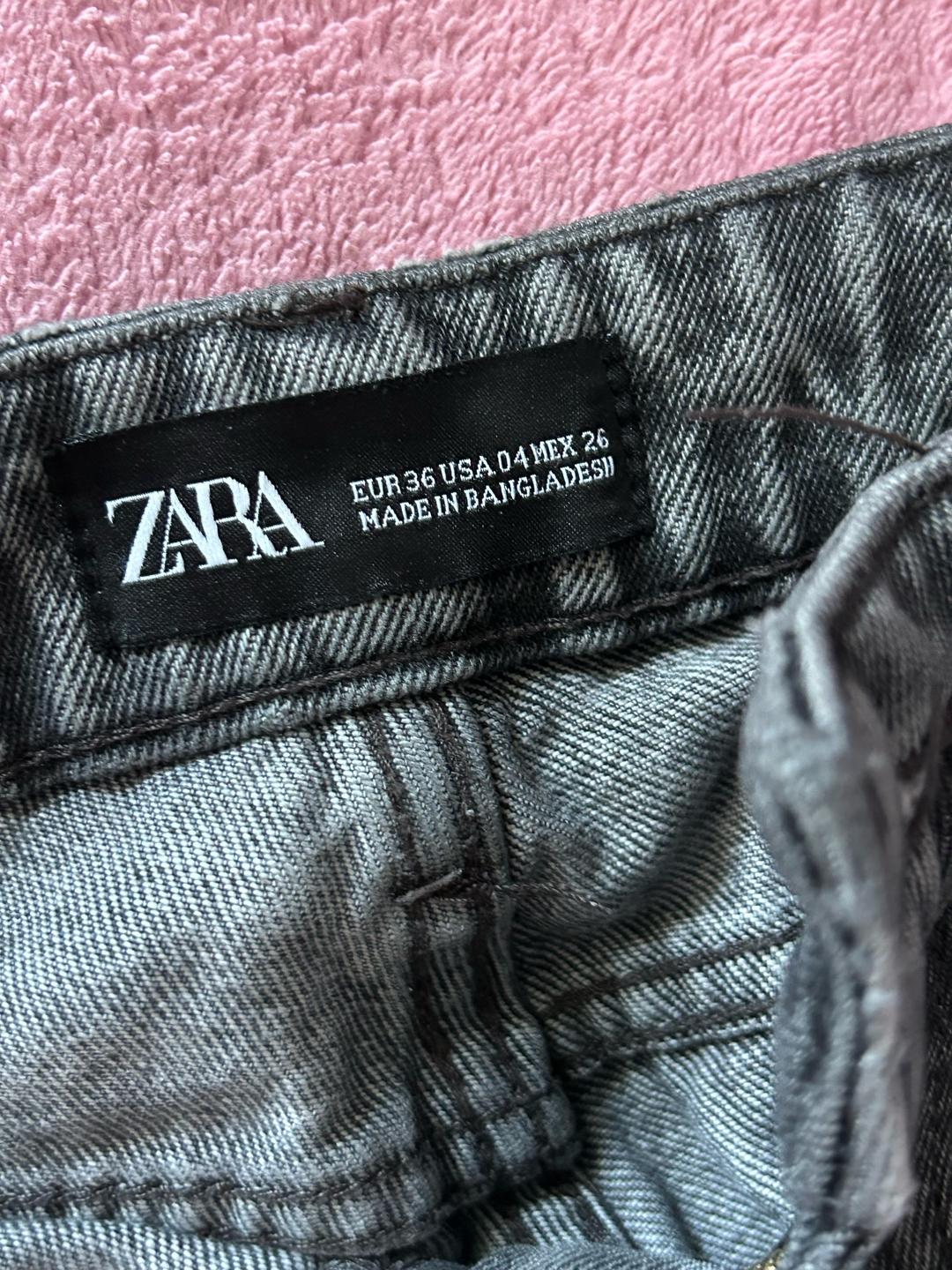 Zara Серые джинсы Зара — фото 2