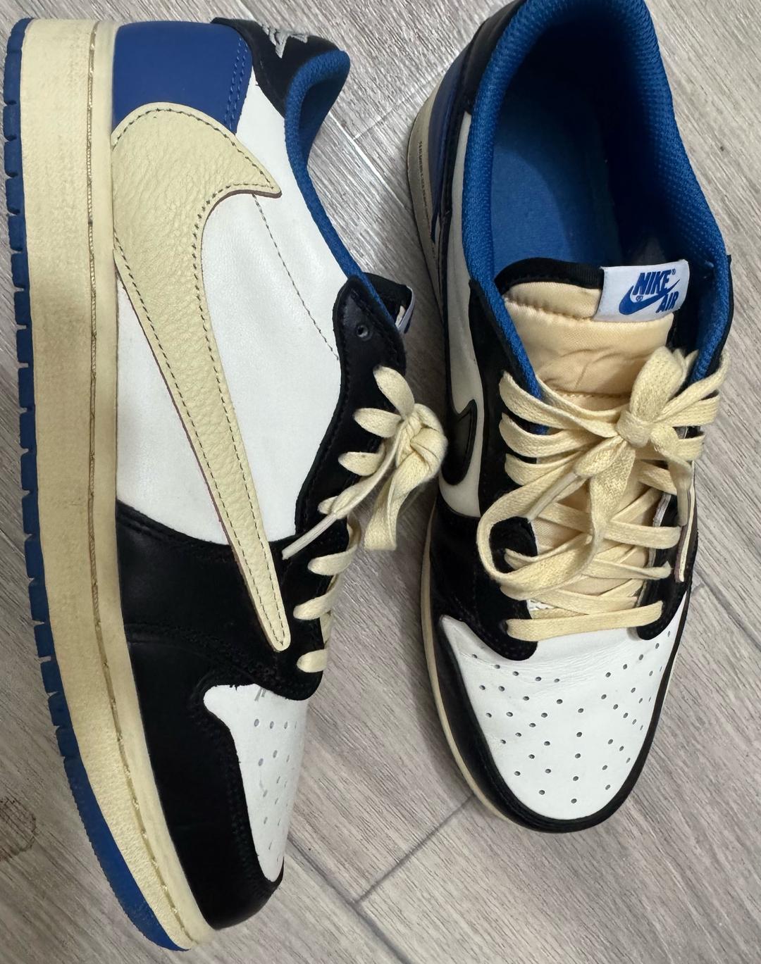 Nike Jordan 1 low fragment x cactus jack — фото 2