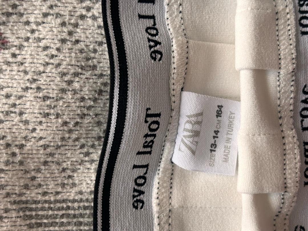 Zara Белая мини юбка Zara — фото 2