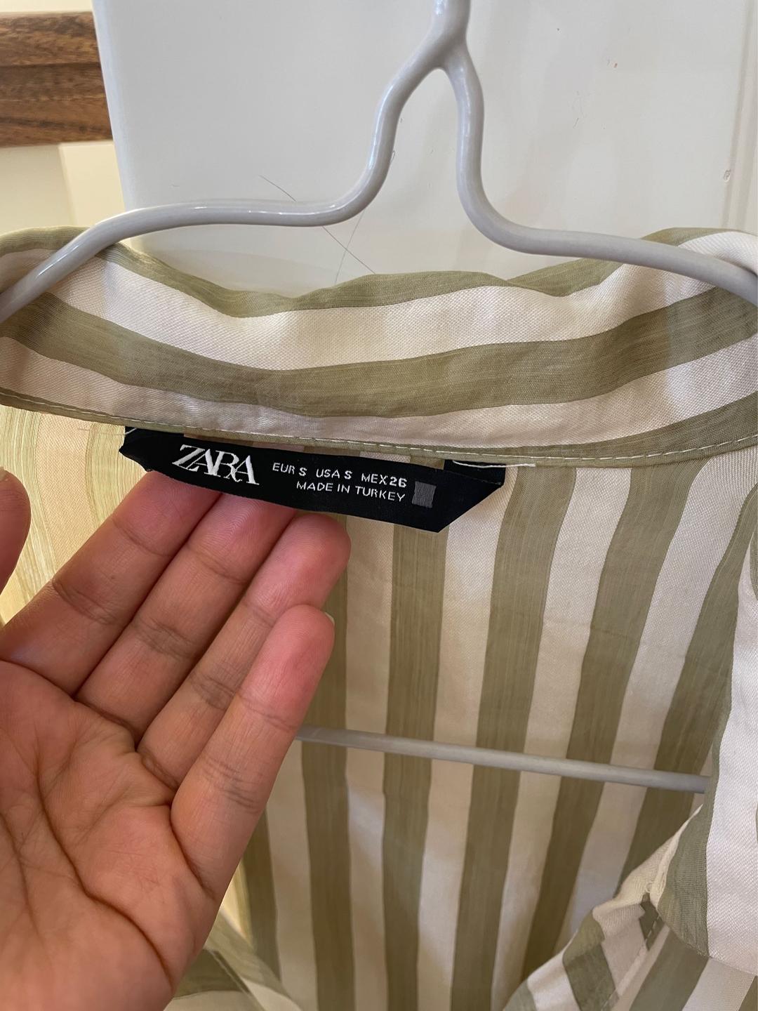 Zara Рубашка ZARA в полоску — фото 2