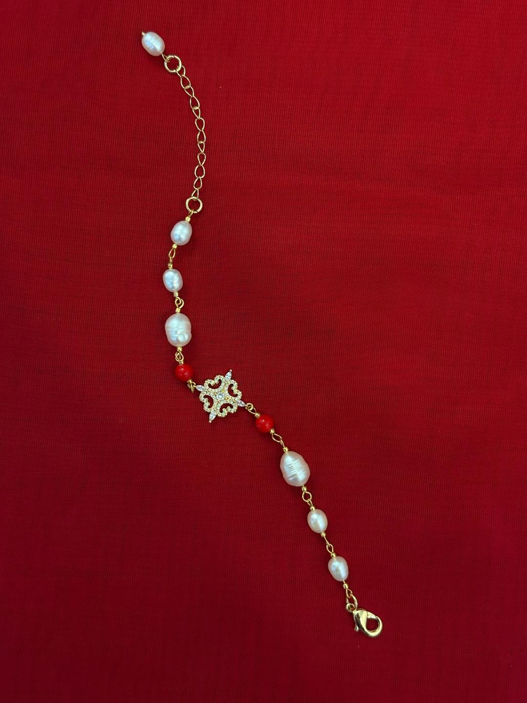malinka jewelry kz Браслет с жемчугом и утонченный восточный колорит — фото 2