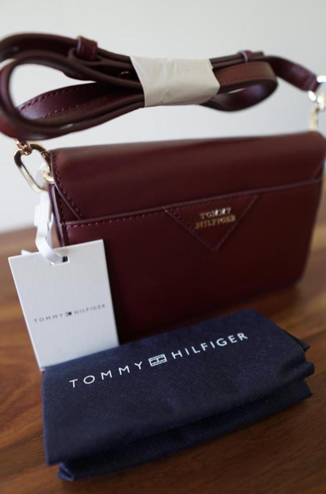Tommy Hilfiger Бордовая сумка Tommy Hilfiger — фото 2
