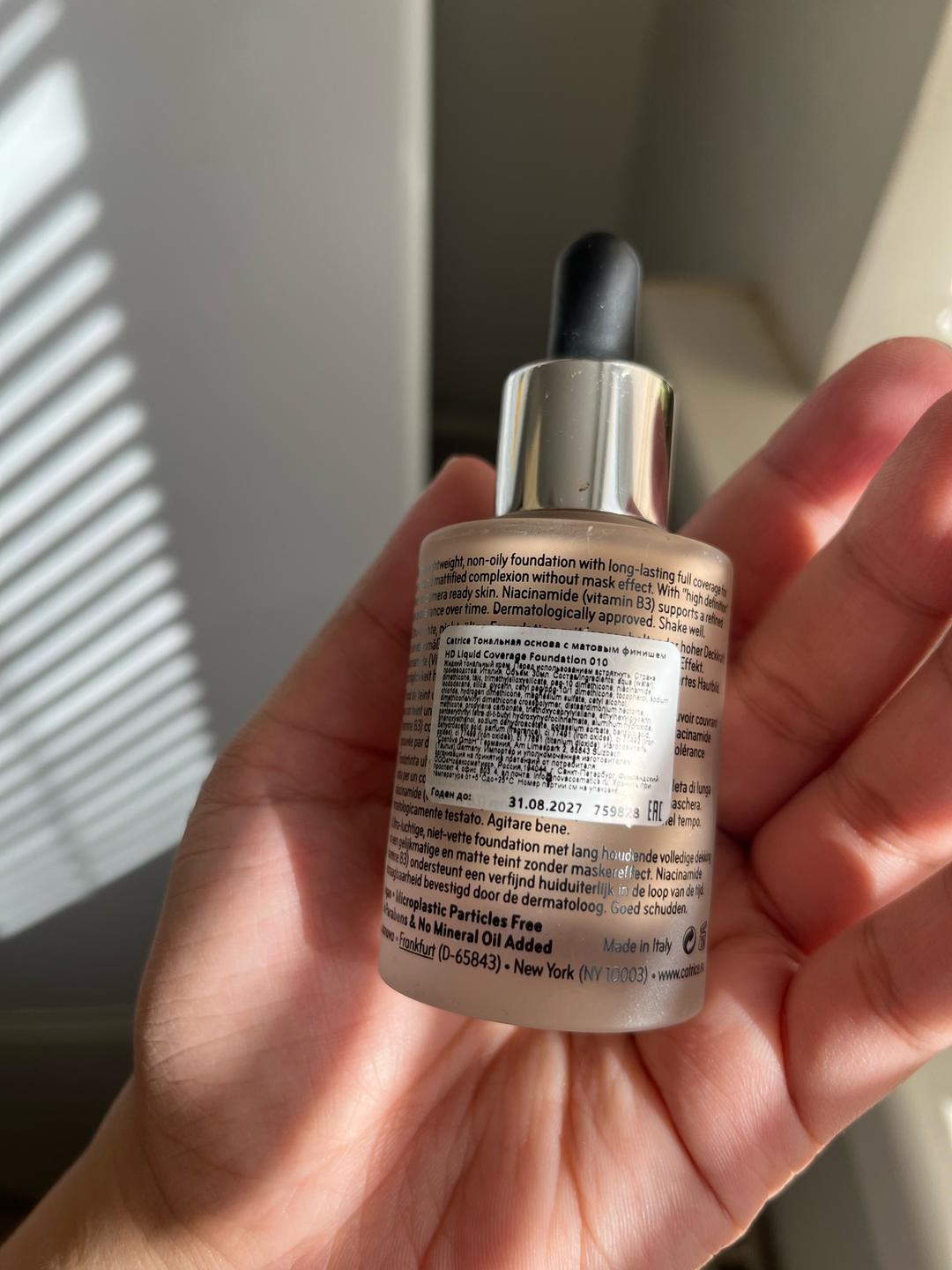 Catrice Catrice HD Liquid Coverage Foundation 010 тоналка — фото 2