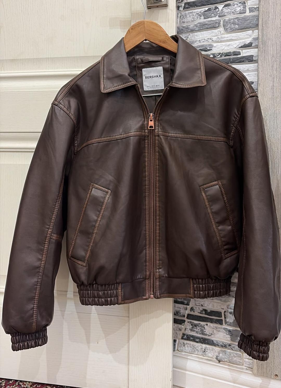 Bershka Куртка Bershka из экокожи — фото 2