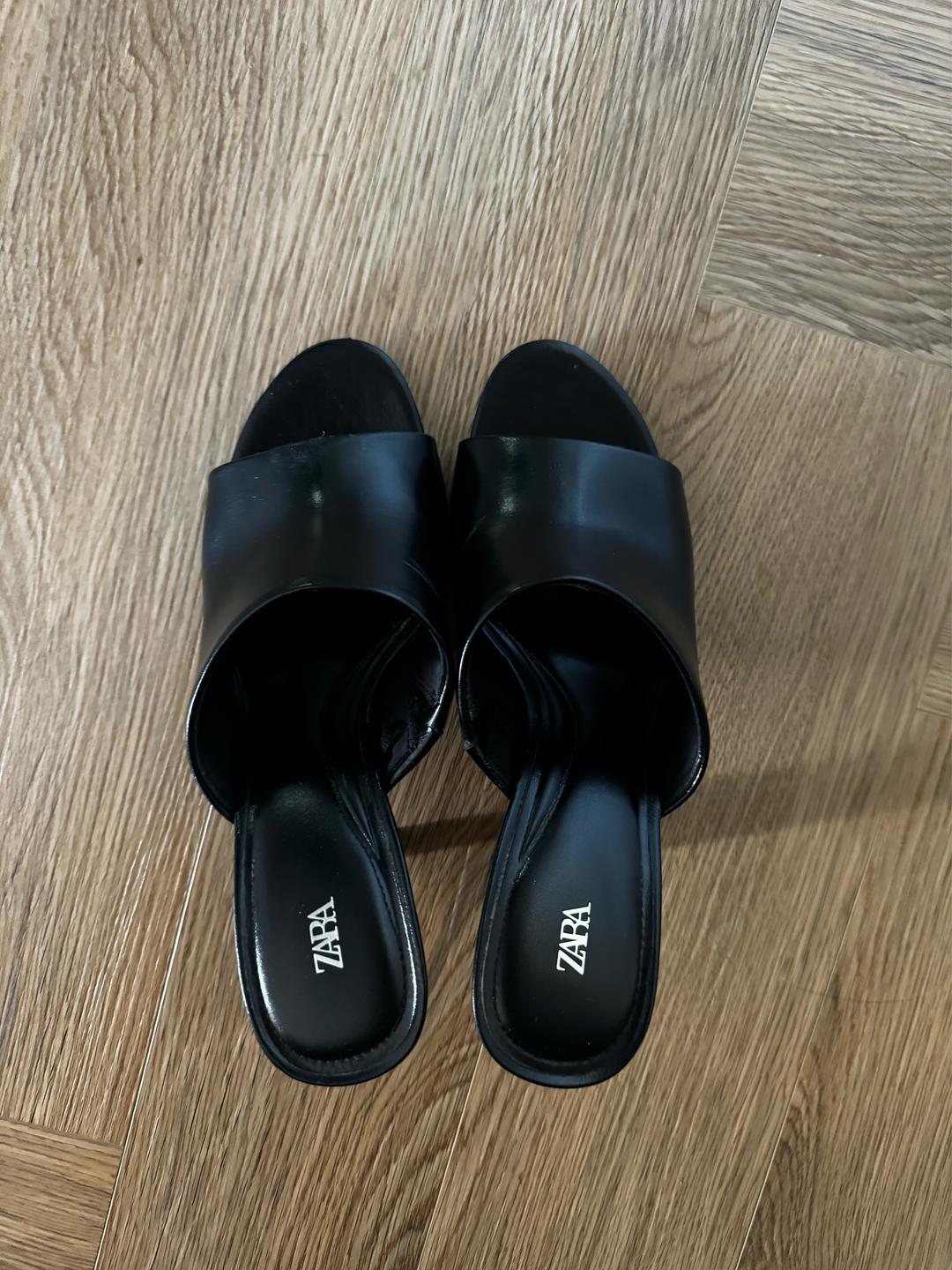 Zara Мюли черные Zara — фото 2