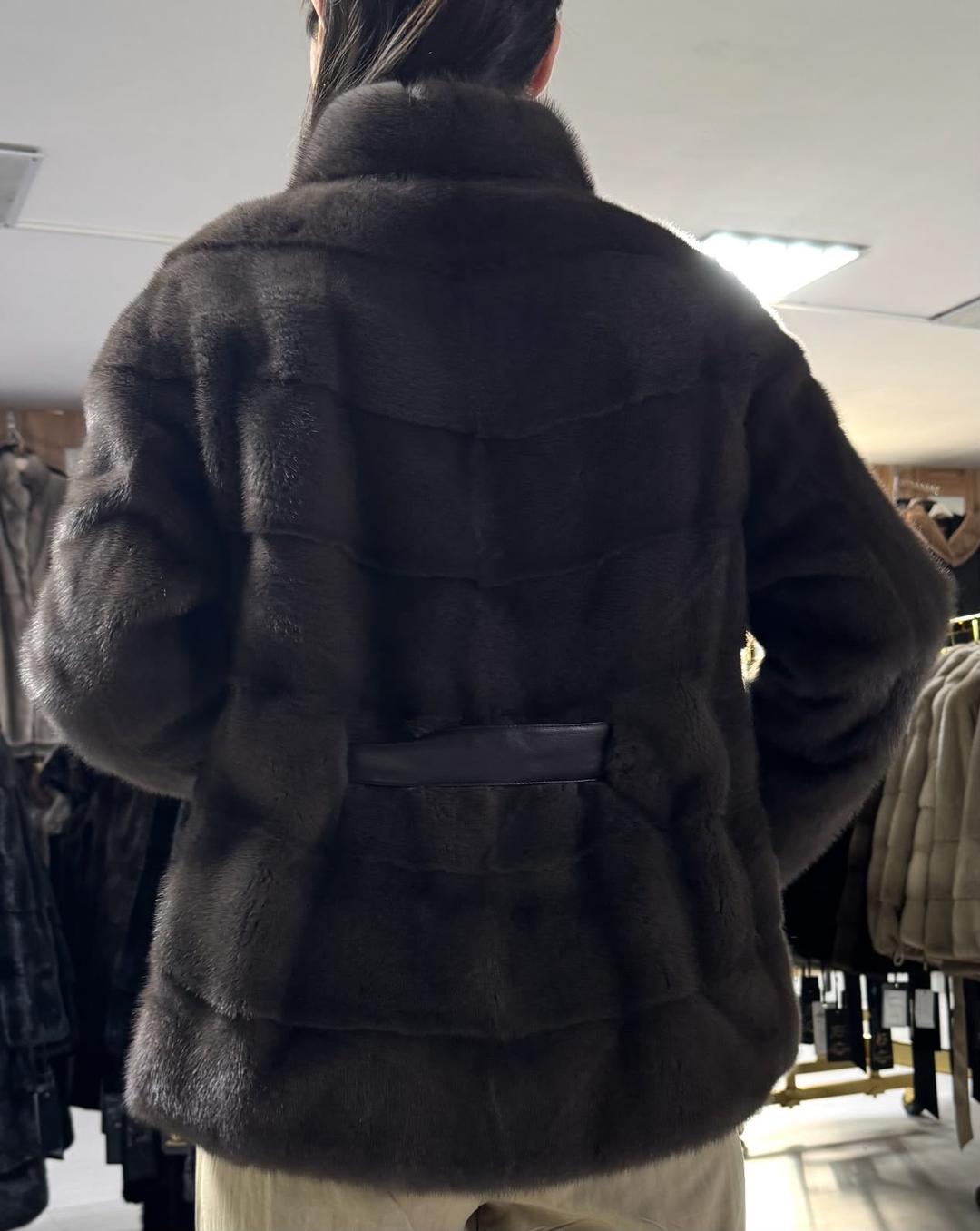 Шуба из меха норки — фото 2