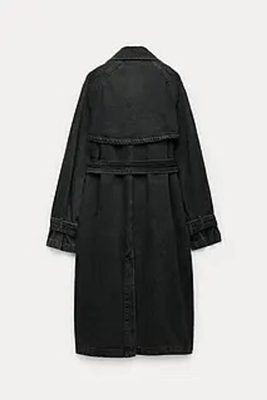Zara Джинсовый тренч ZARA — фото 2